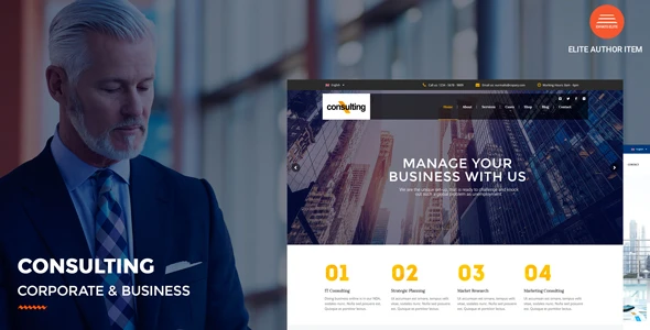 Download Consulting – Corporate and Business Crack WordPress Theme Free ...